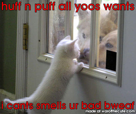 huff n puff all yoos wants