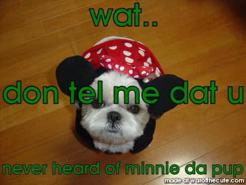 minnie mouse in da makin