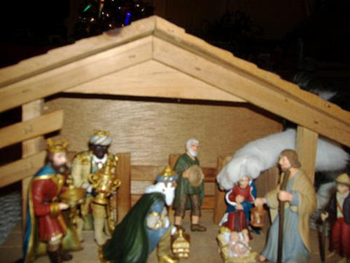 cat vs. manger
